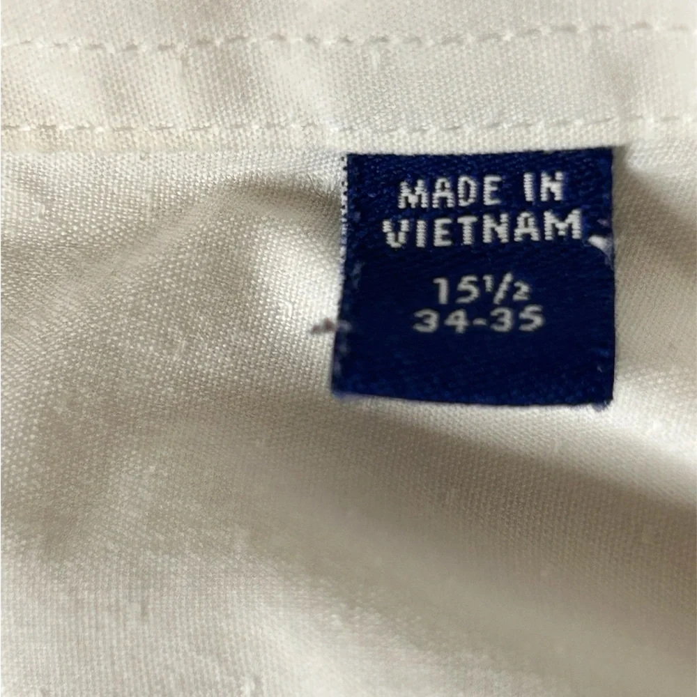 Men’s White long sleeve Slim Fit KENNETH COLE REACTION 15 1/2 34-35 Dress Shirt - Picture 4 of 9